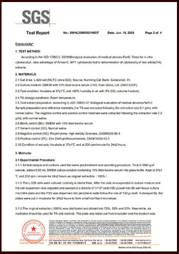 熔噴布檢測報(bào)告生物相容性(圖1)